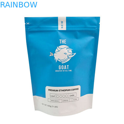 পরিবেশ বান্ধব পুনরায় ব্যবহারযোগ্য স্ট্যান্ড-আপ ব্যাগ 50-200 মাইক্রন বেধের সাথে পোষা প্রাণীর খাবারের প্যাকেজিংয়ের জন্য