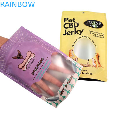 আর্দ্রতা প্রতিরোধী প্যাকেজিংয়ের জন্য গ্র্যাভিউর প্রিন্টিং সহ কাস্টম মুদ্রিত উচ্চ বাধা পেট ফুড পাউচ