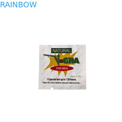খাদ্য-গ্রেড তাপ সীল প্লাস্টিকের জিপার ব্যাগ সঙ্গে কাস্টম আকারের জন্য পিল ট্যাবলেট এবং ঔষধ ক্যাপসুল