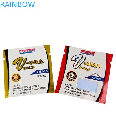 খাদ্য-গ্রেড তাপ সীল প্লাস্টিকের জিপার ব্যাগ সঙ্গে কাস্টম আকারের জন্য পিল ট্যাবলেট এবং ঔষধ ক্যাপসুল