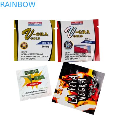 খাদ্য-গ্রেড তাপ সীল প্লাস্টিকের জিপার ব্যাগ সঙ্গে কাস্টম আকারের জন্য পিল ট্যাবলেট এবং ঔষধ ক্যাপসুল