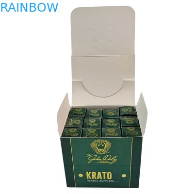 পুনর্ব্যবহারযোগ্য ক্রাফ্ট পেপার স্ন্যাক্সের জন্য ক্রাফ্ট বক্স কুকিজের জন্য এনার্জি বার কসমেটিক কার্ডবোর্ড কাউন্টার প্রদর্শন প্যাকেজিং স্পঞ্জ