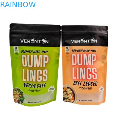 Customized Food Grade Resealable Stand Up Pouch Ziplock Bag for Snack Packaging