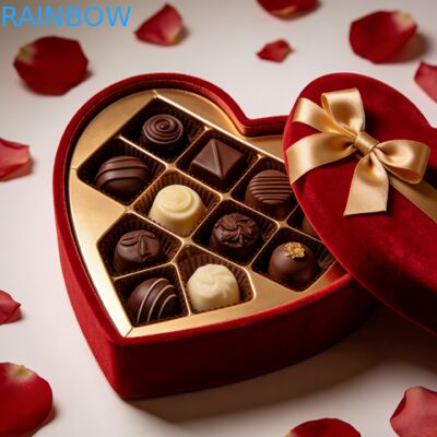 কাস্টম বিলাসবহুল ম্যাট কার্ডবোর্ড বায়োডেগ্রেডেবল চকলেট উপহার বাক্স ইনসেট সহ ভাঁজযোগ্য প্যাকেজিং বাক্স