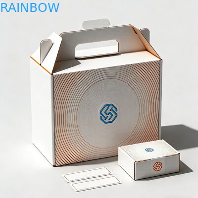 কাস্টম বায়োডিগ্রেডেবল উপহার মেলিং ফোল্ডার, ম্যাট ল্যামিনেশন এবং কাস্টম লোগো সহ