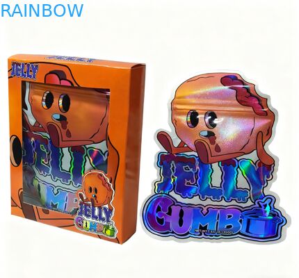 স্ন্যাক প্যাকেজিংয়ের জন্য কাস্টম মুদ্রিত 3.5 গ্রাম পুনরায় বন্ধযোগ্য মাইলার ব্যাগ স্ট্যান্ড আপ পকেট