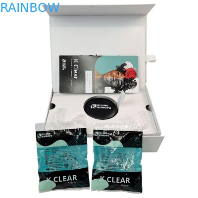 কাস্টমাইজড লোগো ডেন্টাল ব্রেসেস কিট বক্স অর্থোডন্টিক অ্যালাইনার প্যাকেজিং বক্স উইথ পেপার ইনসার্ট দাঁত অ্যালাইনার প্যাকেজিং বক্স