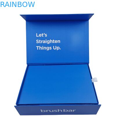 অর্থোডন্টিক অ্যালাইনার প্যাকেজিংয়ের জন্য 350 গ্রাম পুরুত্বের সাথে কাস্টমাইজড ভাঁজযোগ্য চৌম্বকীয় ডেন্টাল ব্রেসেস কিট বক্স