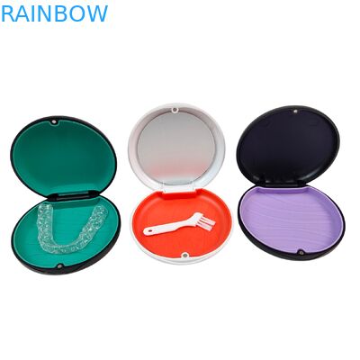 কাস্টম লোগো রিসাইকেলযোগ্য অর্থোডন্টিক বক্স, ডেন্টাল প্যাকেজিংয়ের জন্য ম্যাগনেটিক ক্লিয়ার সহ