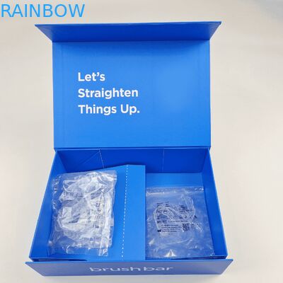 কাস্টম বিলাসবহুল চৌম্বকীয় বন্ধ উপহার বাক্স স্থায়ী 350g বেধ প্যাকেজিং বাক্স জুয়েলারী প্রসাধনী জন্য