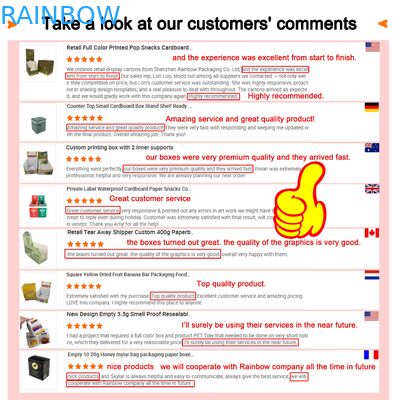 খাবার প্যাকেজিংয়ের জন্য ক্লিয়ার উইন্ডো ডিসপ্লে এবং 350 গ্রাম পুরুত্বের সাথে কাস্টম সাইজের কাগজের বাক্স