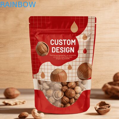 উচ্চ মানের কাস্টম ডিজিটাল প্রিন্টিং তাপ সীল সঙ্গে পুনর্ব্যবহৃত প্লাস্টিক খাদ্য প্যাকেজিং ব্যাগ স্ট্যান্ড আপ পকেট