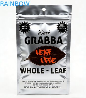 খালি শিশু প্রতিরোধী পুনর্ব্যবহারযোগ্য অ্যালুমিনিয়াম ফয়েল মাইলার ফুড গ্রেড গন্ধবিহীন সিগার রোলিং ফয়েল তামাক পকেট