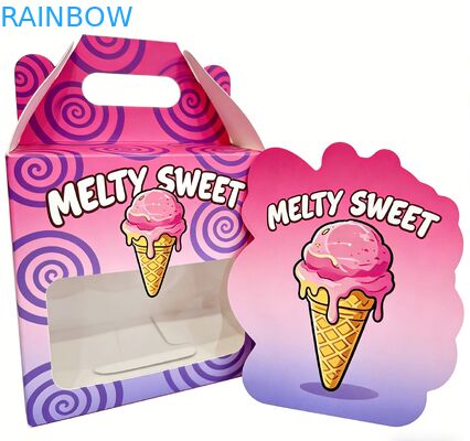 Custom 3.5 Mylar Bag Come With Display Box For Flower Candy Cookie Gummy Packaging Child Resistant 3.5g 7g 14g Die Cut Mylar Bag