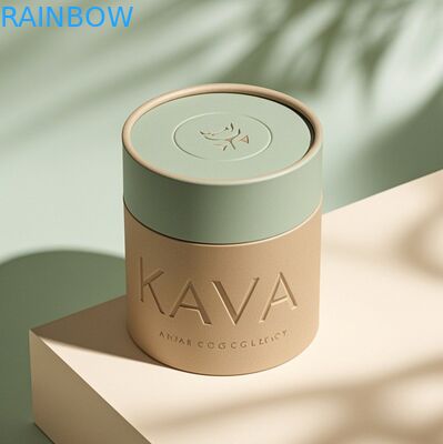 জৈব বিঘ্ননযোগ্য কাস্টমাইজযোগ্য আকারের খাদ্য-গ্রেড নিরাপদ ক্রেফট পেপার টিউব উপহার বাক্স প্যাকেজিং জন্য