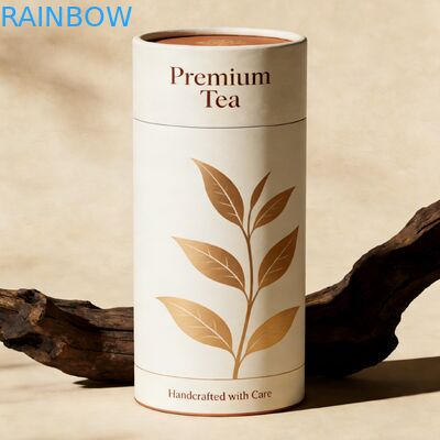 পরিবেশ বান্ধব বায়োডেগ্রেডেবল কাস্টমাইজযোগ্য সিলিন্ডার প্যাকেজিং টিউব এবং খাদ্য-গ্রেড নিরাপদ প্রসাধনী এবং সুগন্ধি প্যাকেজিং জন্য কাগজ বাক্স