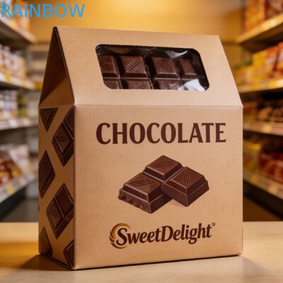 এমবসড প্যাটার্ন সহ কাস্টম চকোলেট বক্স প্যাকেজিং ফুড-গ্রেড সেফ ড্রয়ার বক্স প্যাকেজিং
