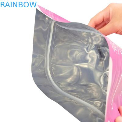 তাপ সীল গুণমানের নিশ্চয়তা আর্দ্রতা প্রমাণ কাস্টমাইজড আকার স্ট্যান্ড আপ পকেট পুনরায় বন্ধযোগ্য খাদ্য ব্যাগ