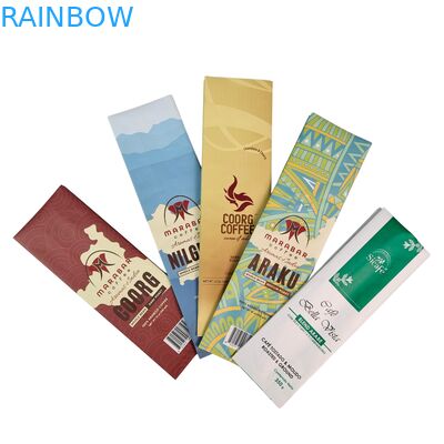 কফি এবং স্ন্যাক্স প্যাকেজিংয়ের জন্য খাদ্য গ্রেড গন্ধ প্রতিরোধী স্ট্যান্ড আপ পকেট 120 মাইক্রন