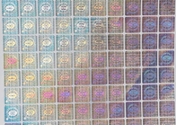হলোগ্রাফিক 60মিক সজ্জাসংক্রান্ত স্টিকার আঠালো লেবেলগুলি ইউভি সিওয়াইএমকে