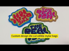 কাস্টম মুদ্রিত প্রতিরোধী জিপলক 3.5g পকেট গন্ধ প্রতিরোধী শিশু প্রতিরোধী ভোজ্য মাইলার ব্যাগ