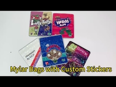 কাস্টমাইজড লোগো মুদ্রিত 3.5g মাইলার ব্যাগ