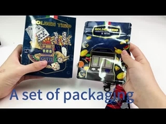 কাস্টম প্রিন্টেড ৩.৫ গ্রাম ৭ গ্রাম মাইলার জিপার ব্যাগ