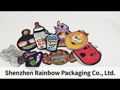 কাস্টম প্রিন্টেড ৩.৫ গ্রাম বিশেষ ডাই কাট অনিয়মিত আকারের মাইলার ব্যাগ