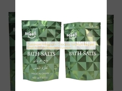 কাস্টমাইজড হলোগ্রাফিক কালার ব্যাগ, গন্ধ নিরোধক এবং পুনরায় সিলযোগ্য বৈশিষ্ট্য সহ ফয়েল পাউচ ব্যাগ