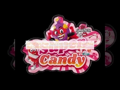 গামি হার্ব ক্যান্ডি প্যাকেজিংয়ের জন্য ডাই কাট ৩.৫ গ্রাম প্লাস্টিক ব্যাগ, চকচকে জিপার মায়লার, গন্ধরোধী, চকচকে পৃষ্ঠ