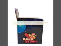 কাস্টম খুচরা প্রদর্শনী ভাঁজযোগ্য 3.5g কাগজ বাক্স প্রাতঃরাশের জন্য তাত্ক্ষণিক শুকনো ফল বাদাম শস্য খাদ্য প্যাকেজিং