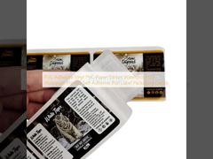 পিভিসি আঠালো ভিনাইল পিভিসি কাগজের স্টিকার জলরোধী ইউভি হলোগ্রাম মুদ্রিত স্ব-আঠালো রোল লেবেল প্যাকেজিং লেবেল