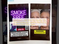 পুনরায় সিলযোগ্য ৩ পাশের সিল ২৫ গ্রাম ৩০ গ্রাম ৪০ গ্রাম ৫০ গ্রাম ১০০ গ্রাম ধূমপানের পাতার সিগারেটের ব্যাগ রোলিং তামাকের পাউচ এবং জিপার