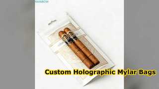 কাস্টম হলোগ্রাফিক মাইলার ব্যাগ - পুনঃস্থাপনযোগ্য এবং বায়োডিগ্রেডেবল