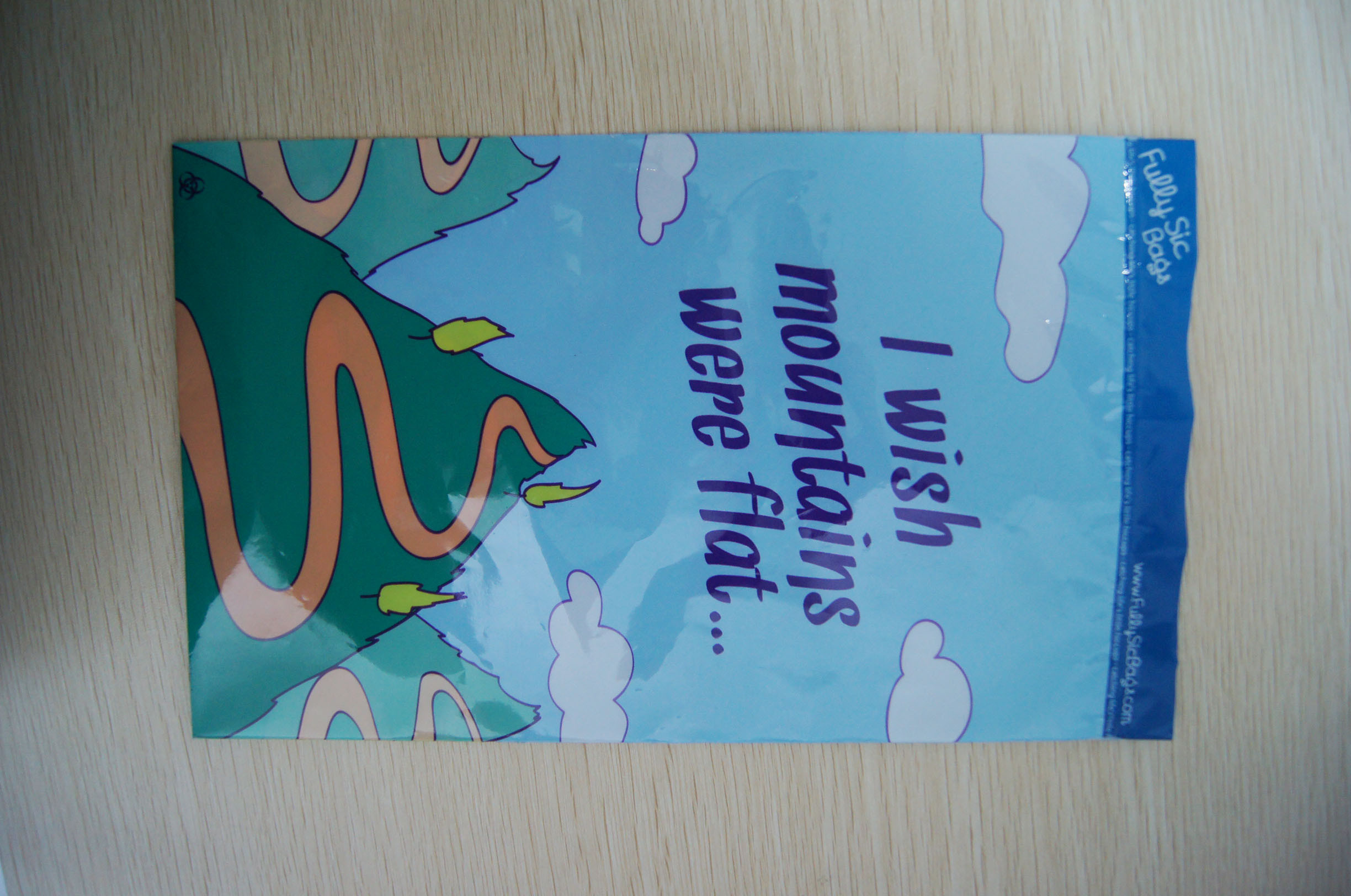 শিশুদের খেলনা জন্য ছোট কার্টুন সঙ্গে Ldpe মুদ্রিত দৃঢ় সীল ব্যাগ নীল