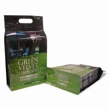 অ - বিষাক্ত প্লাস্টিকের পোষা ফ্ল্যাট নীচে এবং হ্যান্ডেল সঙ্গে খাদ্য থলি