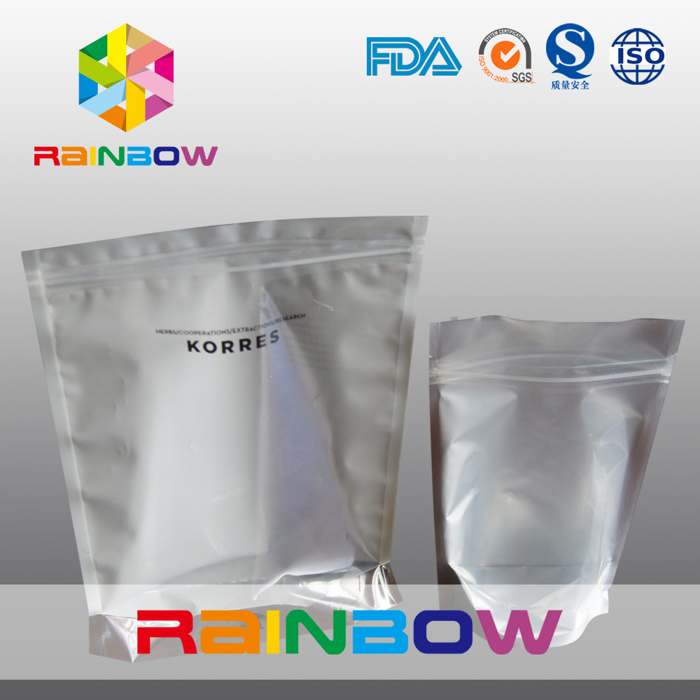 Korres প্রসাধনী প্যাকেজিং ব্যাগ / Noni প্লাস্টিক প্যাকেজিং পাউন্ড আপ স্ট্যান্ড