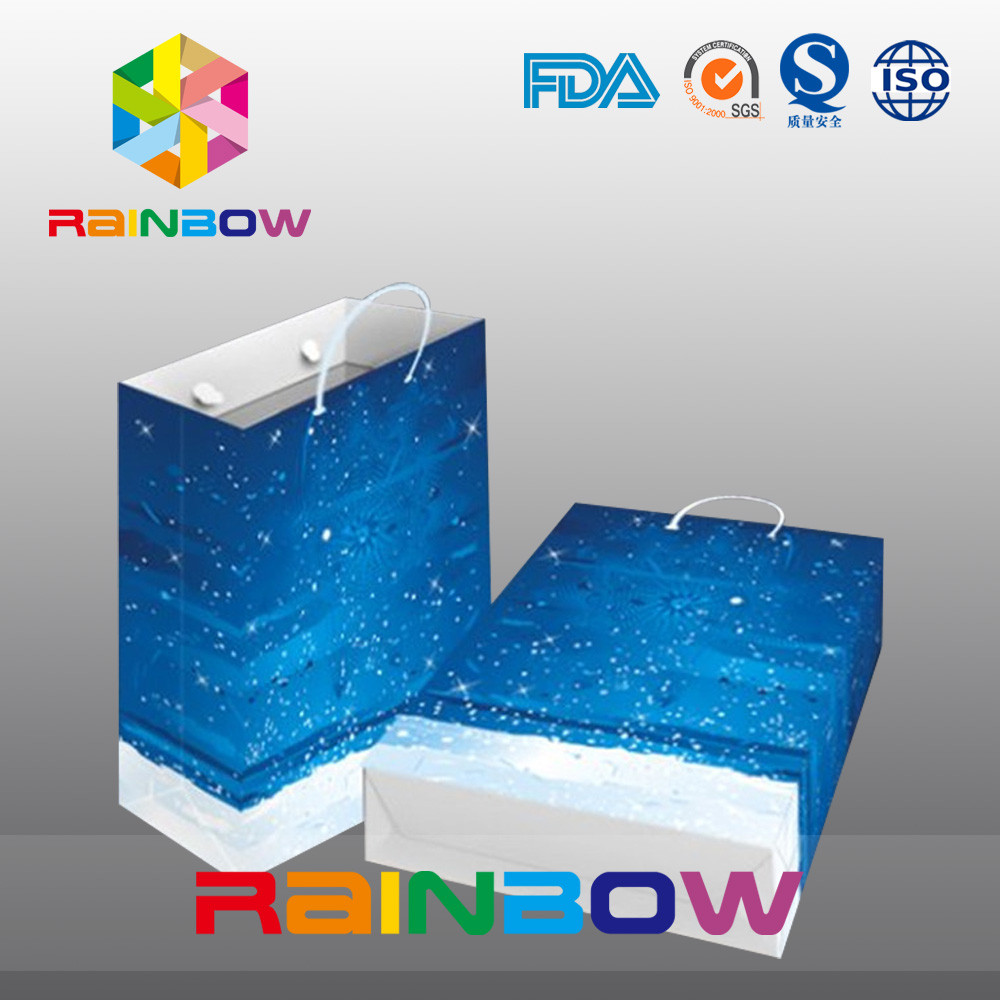 ড্রিমলাইজ ডিজাইন কাস্টমাইজড পেপার ব্যাগ কেনার জন্য হ্যান্ডেল দিয়ে