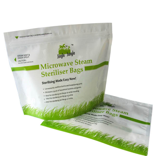 কাস্টমাইজড অ্যালুমিনিয়াম ফয়েল ল্যামিনেট ব্যাগ / খাদ্য গ্রেড Reseableable ভ্যাকুম মাইক্রোওয়েভ পাউন্ড