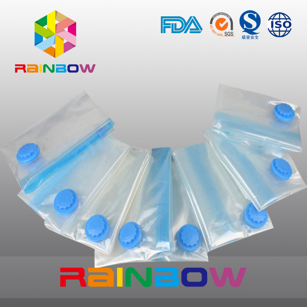 ভ্যাকুয়াম এয়ার সীল স্টোরেজ ব্যাগ / স্পেস সেভার ব্যাগ Quilts, বিছানা এবং বস্ত্র জন্য