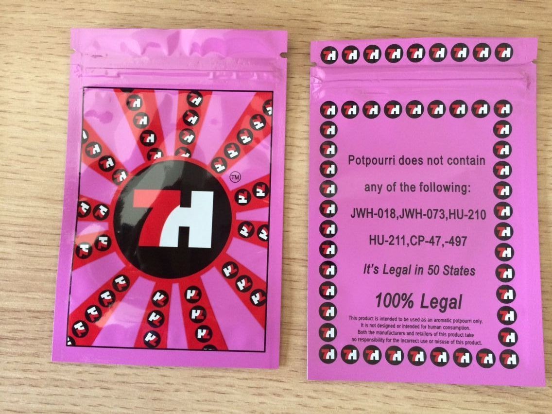 অ্যালুমিনিয়াম ফয়েল Potpourri জিপার এবং টিয়ার নোট সঙ্গে হার্বাল ধূপ প্যাকেজিং