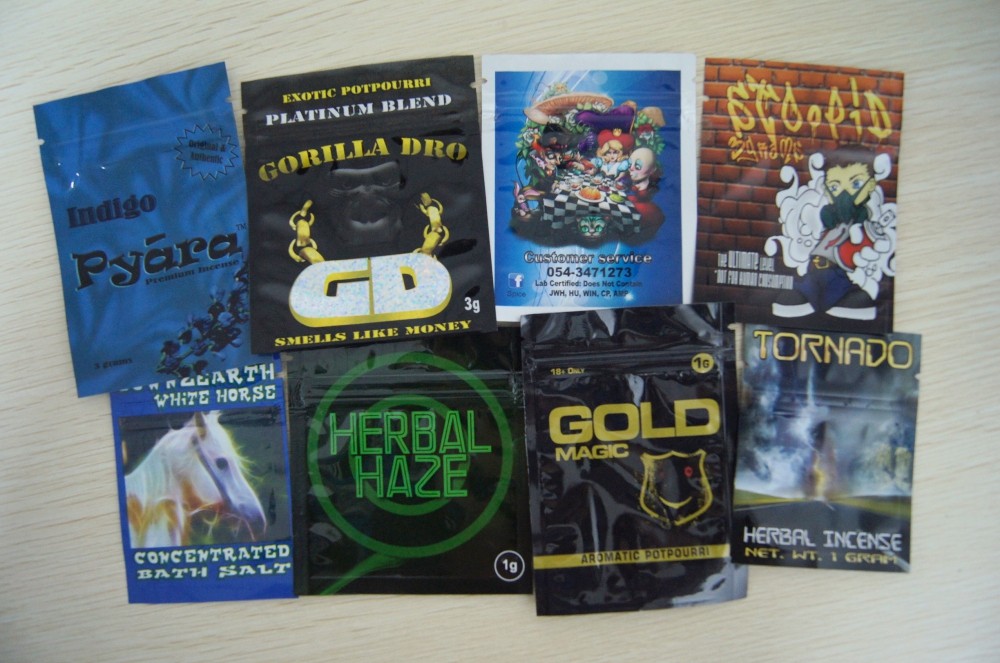 গবেষণা পিল Sachet / গবেষণা পাউডার ব্যাগ / জিপার সঙ্গে ভেষজ ধূপ পাউন্ড