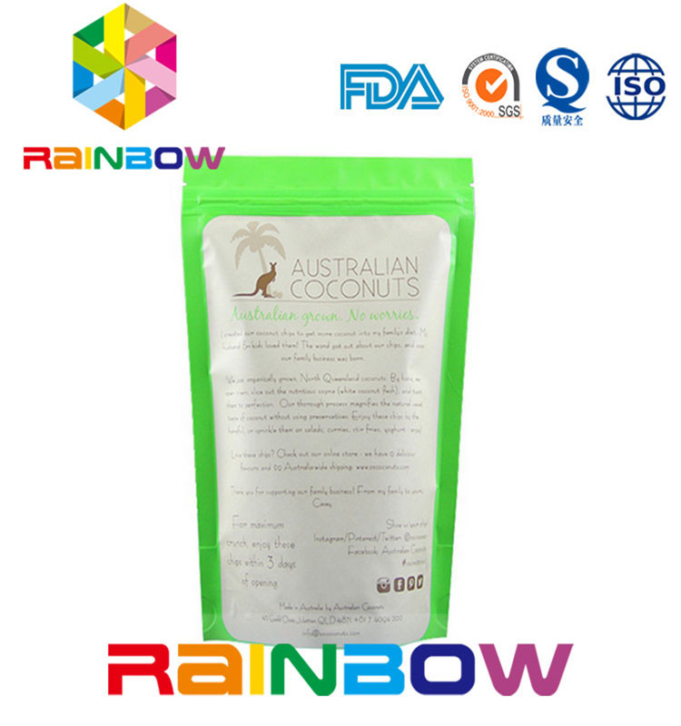 কাস্টমাইজড স্ন্যাক ব্যাগ প্যাকেজিং সিড প্যাকেজিংয়ের জন্য জিপলক উপরের গসেট স্ট্যান্ড করুন