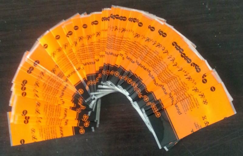 পানীয় শিল্প মুদ্রিত সঙ্কুচিত লেপা লেবেল প্লাস্টিক Botanle জন্য প্লাস্টিক সঙ্কুচিত লেবেল