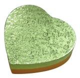 আরামদায়ক বিলাসিতা পুনর্ব্যবহৃত উপহার কাগজ বক্স, চকোলেট জন্য সবুজ কাগজ বক্স