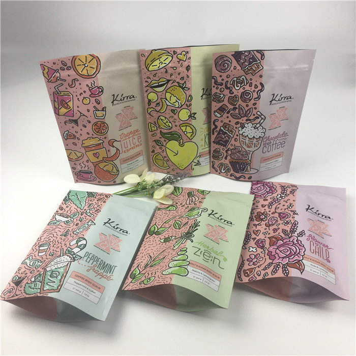 তামাক মশলা কফি বিন প্যাকেজিংয়ের জন্য পুনর্ব্যবহারযোগ্য স্ট্যান্ড আপ মাইলার ব্যাগ 3.5 গ্রাম