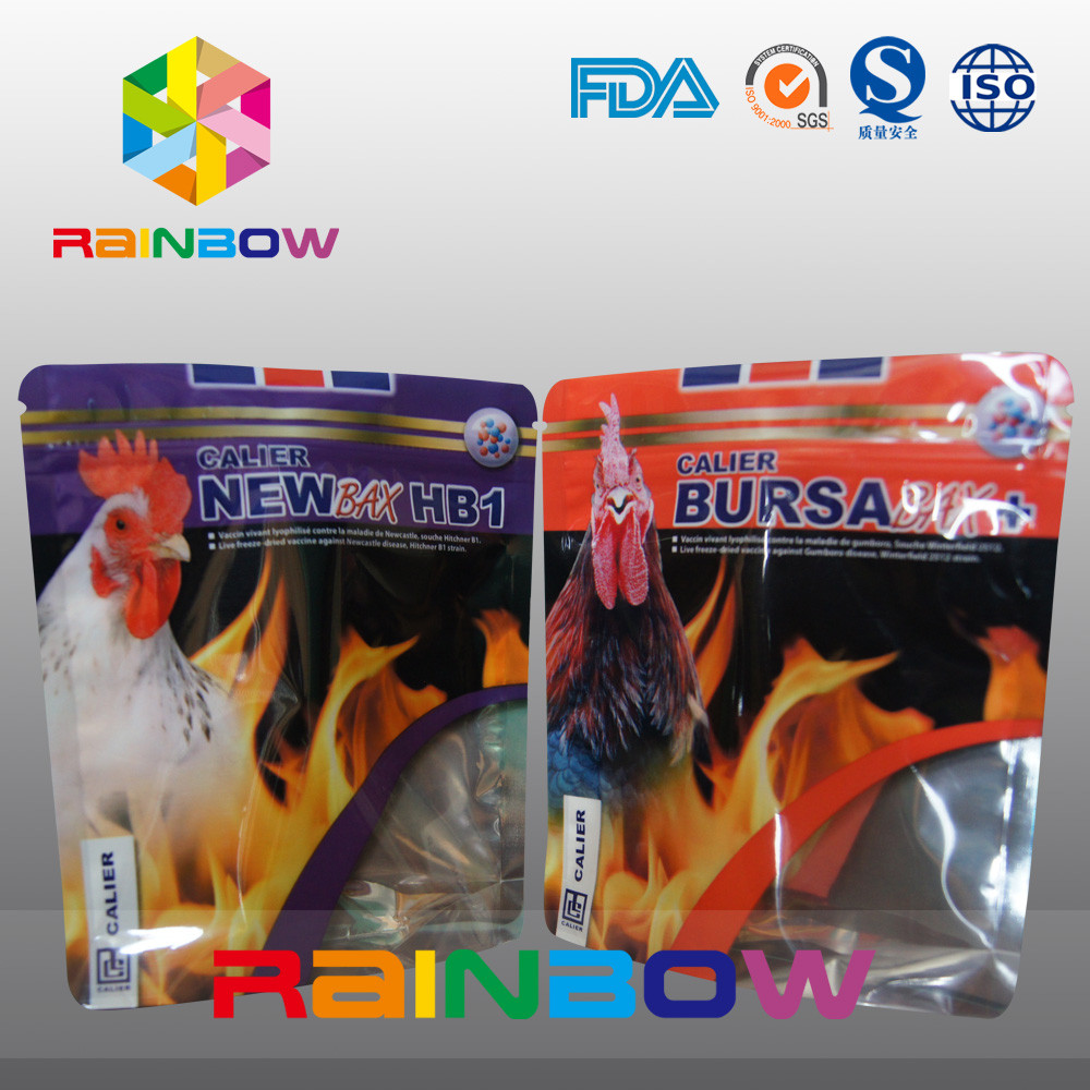 Zpilock পোষা খাদ্য পাউন্ড অ্যালুমিনিয়াম ফয়েল পশু Tukey খাদ্য ব্যাগ আপ স্ট্যান্ড