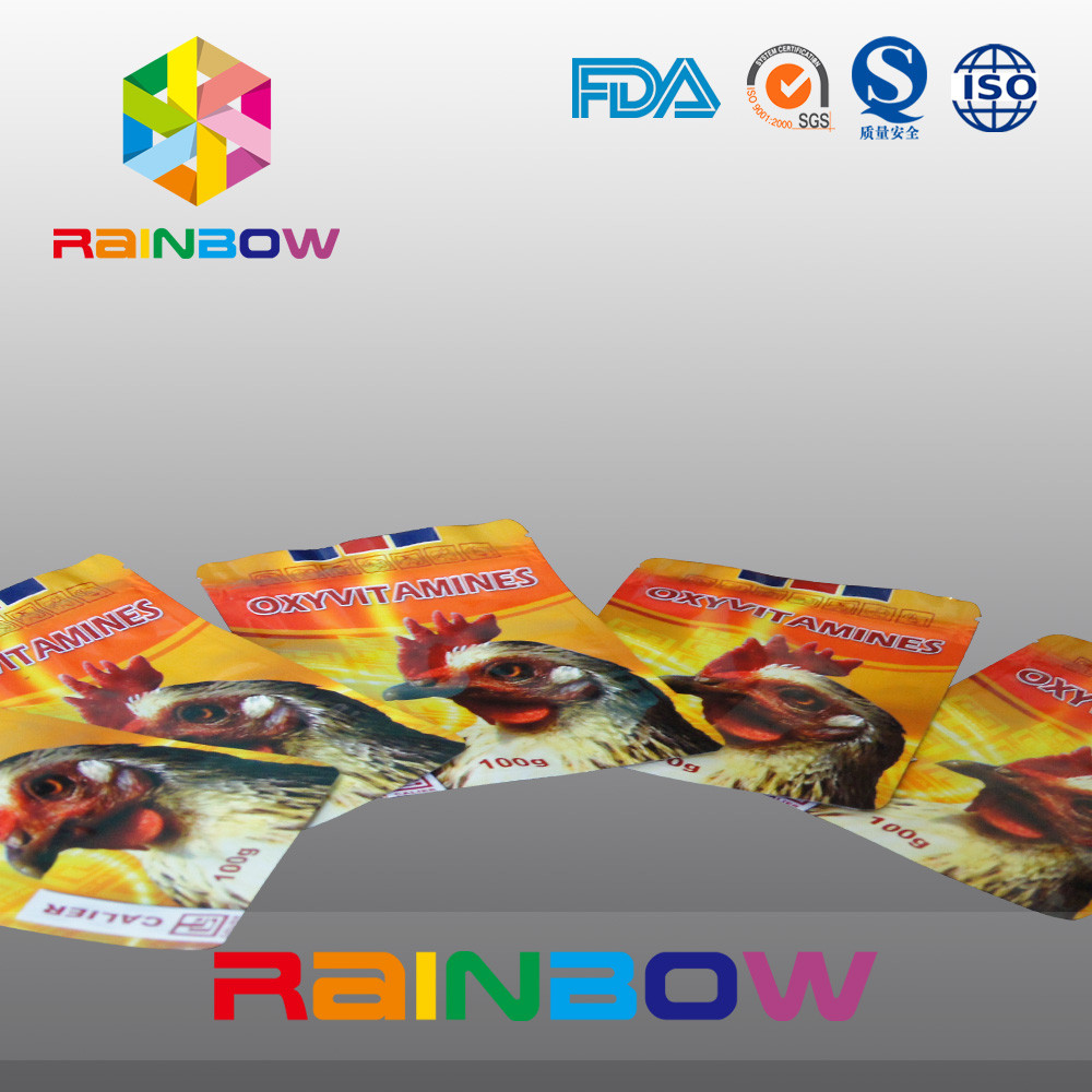 জিপারের মুদ্রণ পোষা খাদ্য পাউন্ড জিমার / পুনরায় - sealable পশু খাদ্য ব্যাগ সঙ্গে