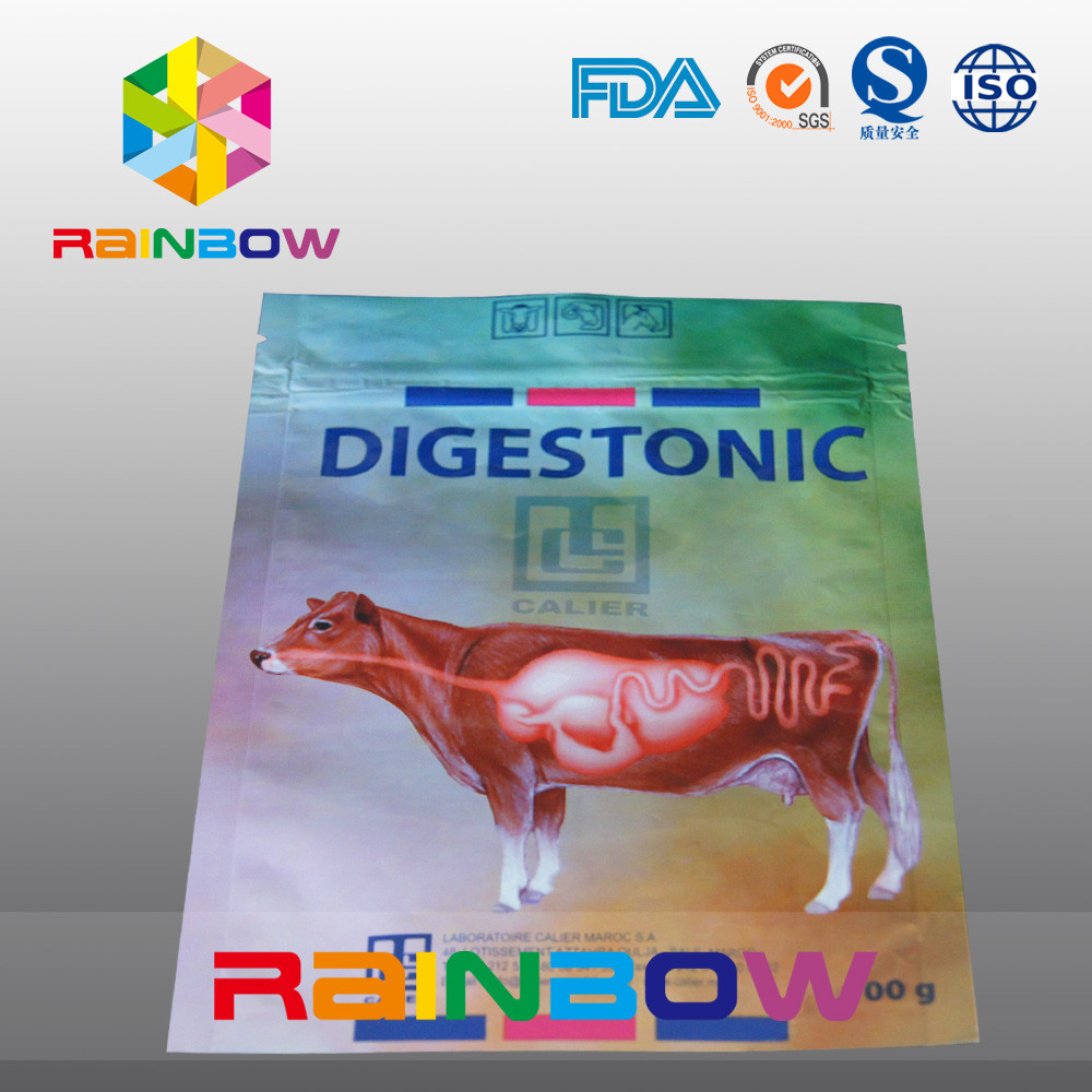 100g পোষা / গরু খাদ্য প্যাকেজিং ব্যাগ পোষা কাস্টম লোগো সঙ্গে খাদ্য পাউন্ড মুদ্রিত