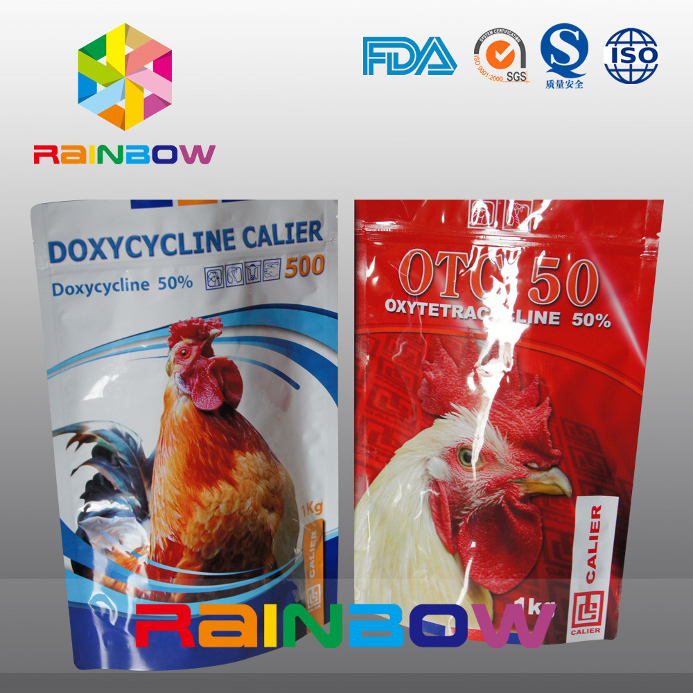 আপনার নিজস্ব লোগো কাস্টম আপ পিপার / Tukey খাদ্য সংগ্রহস্থল জিপার সঙ্গে পাউন্ড